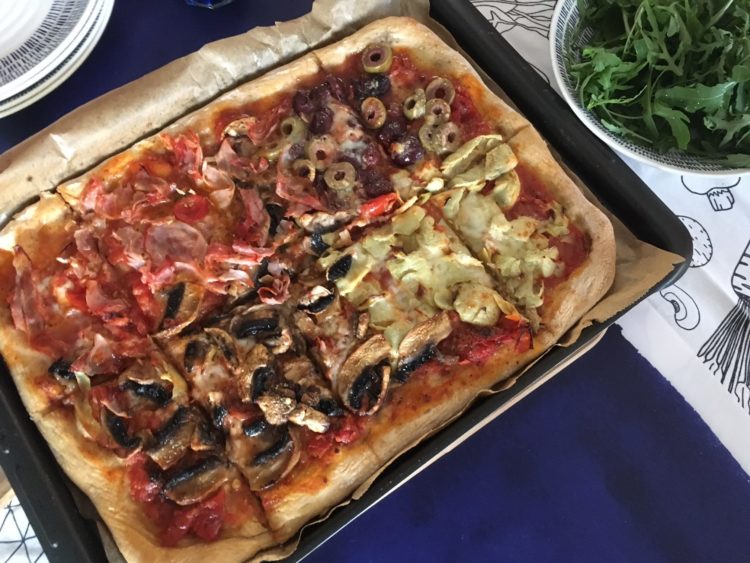 kvásková pizza