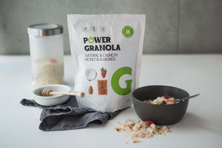 Chrumkave bezlepkove musli power granola 